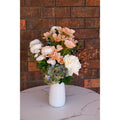 Apricot Bloom & Cream Garden Rose Arrangement