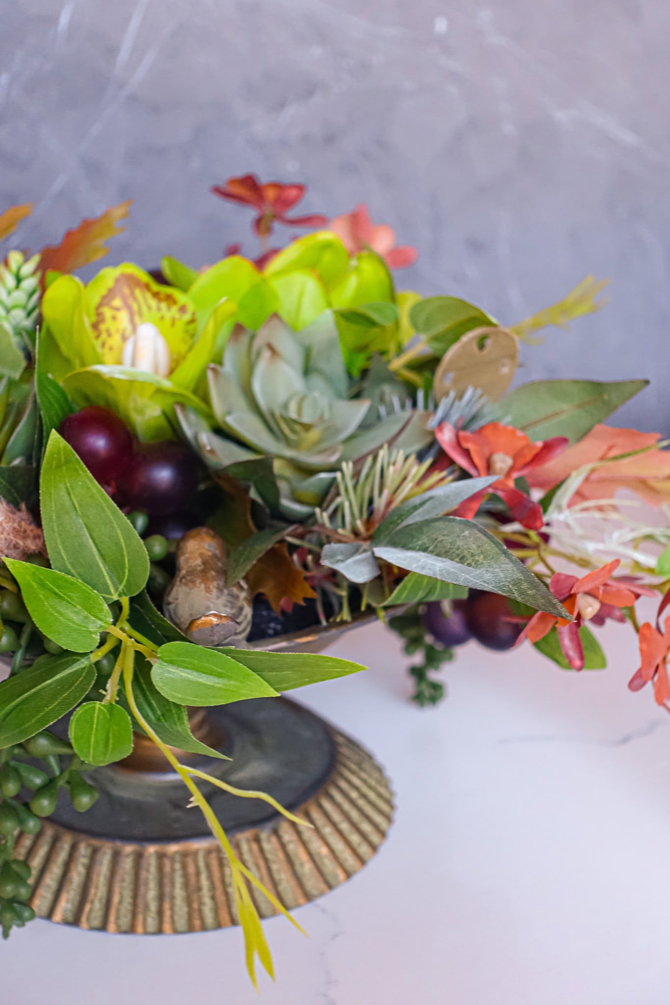 Birdsong Orchid Table Centre