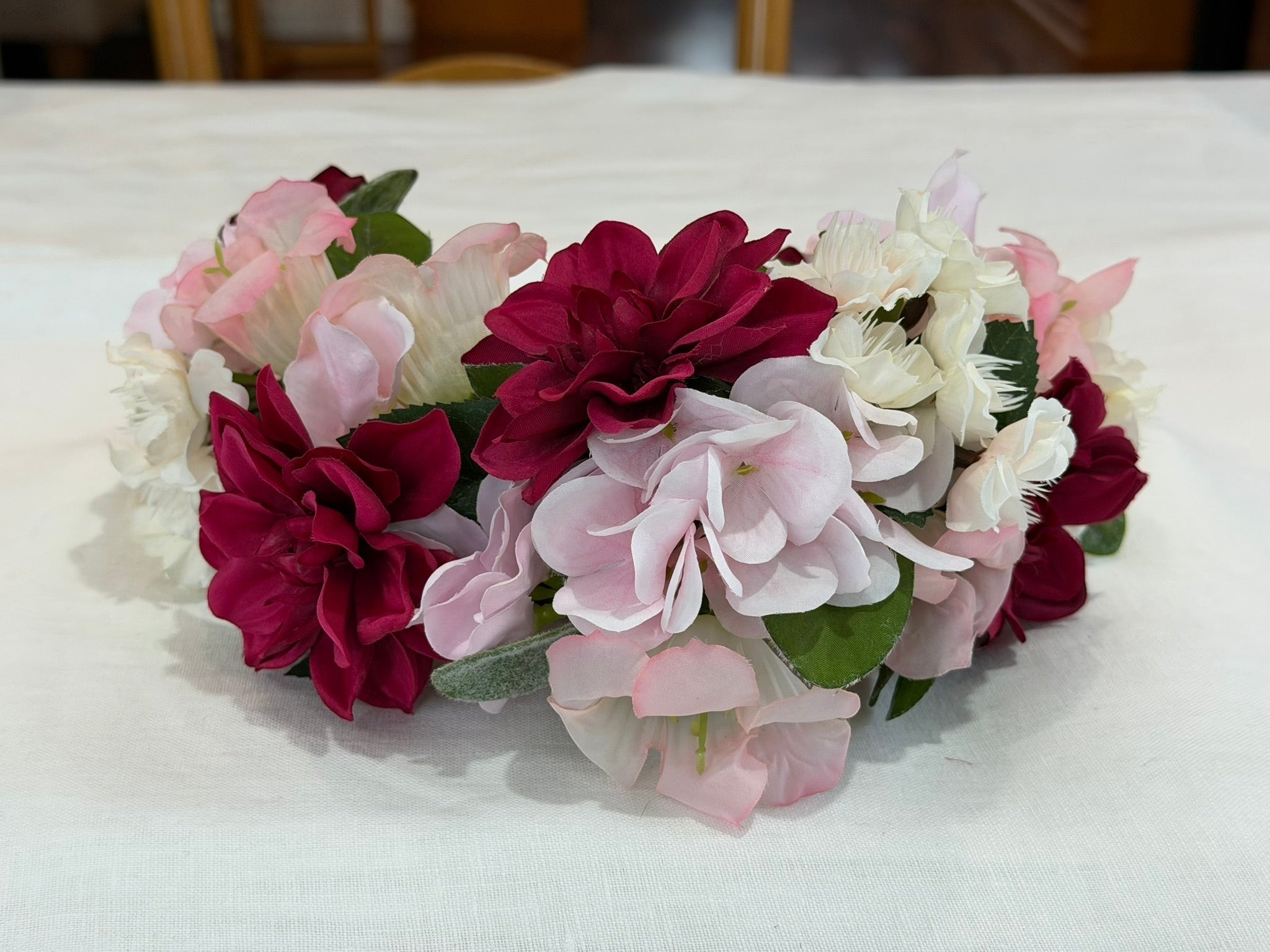 Autumn Vineyard Wedding Crown & Garland