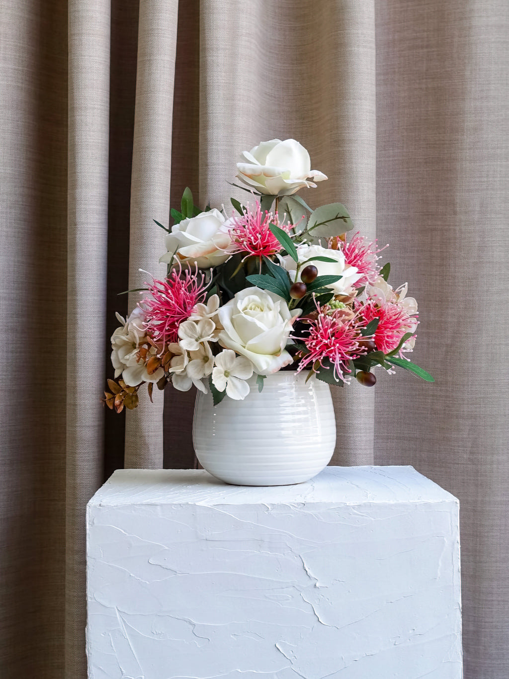 Grevillea & Rose Serenade Arrangement