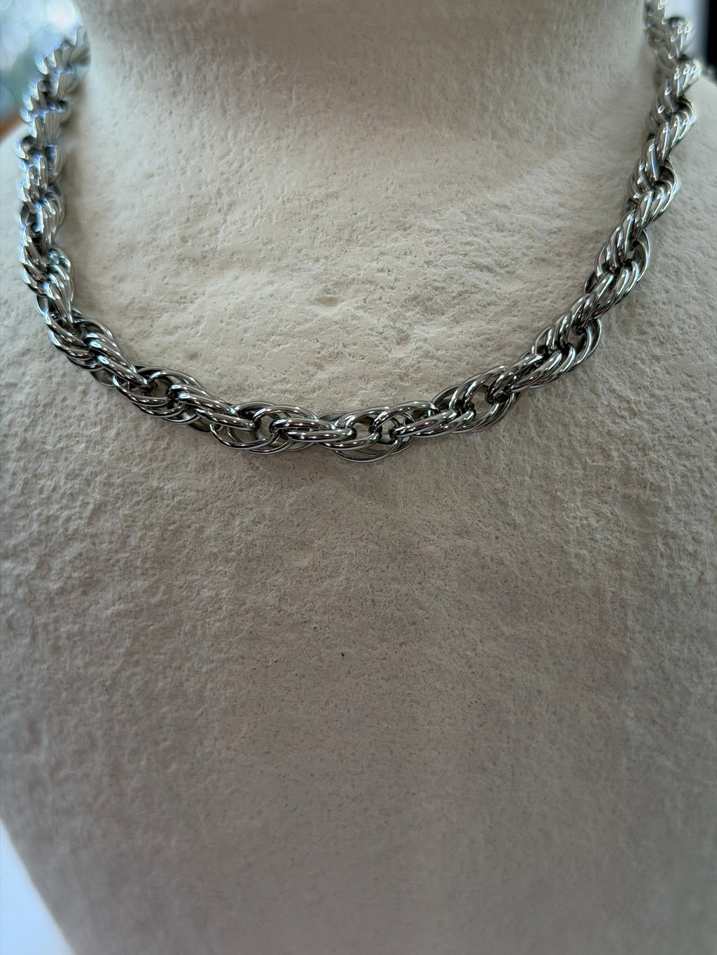Heavy Chain Link Necklace - Stainless Steel