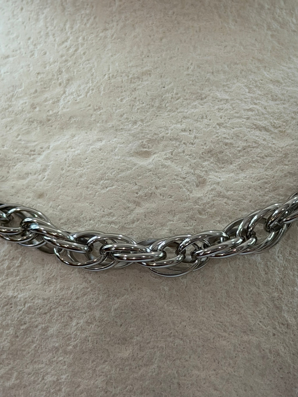Heavy Chain Link Necklace - Stainless Steel