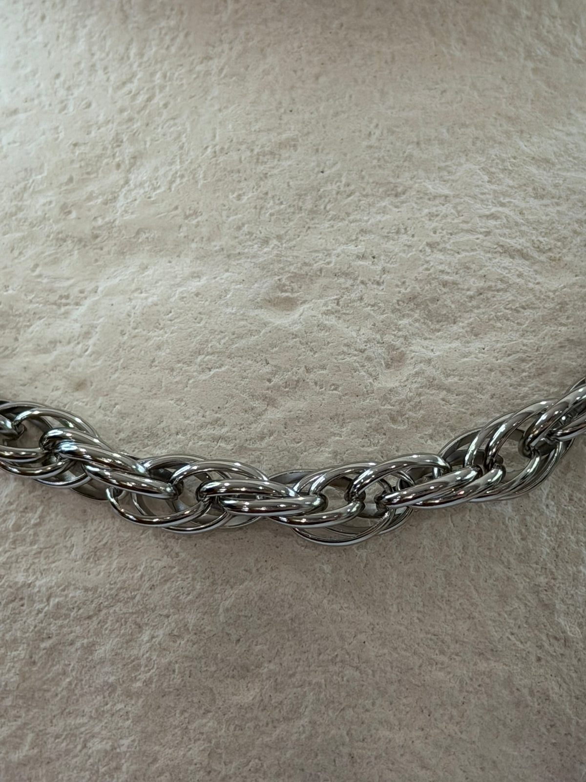 Heavy Chain Link Necklace - Stainless Steel