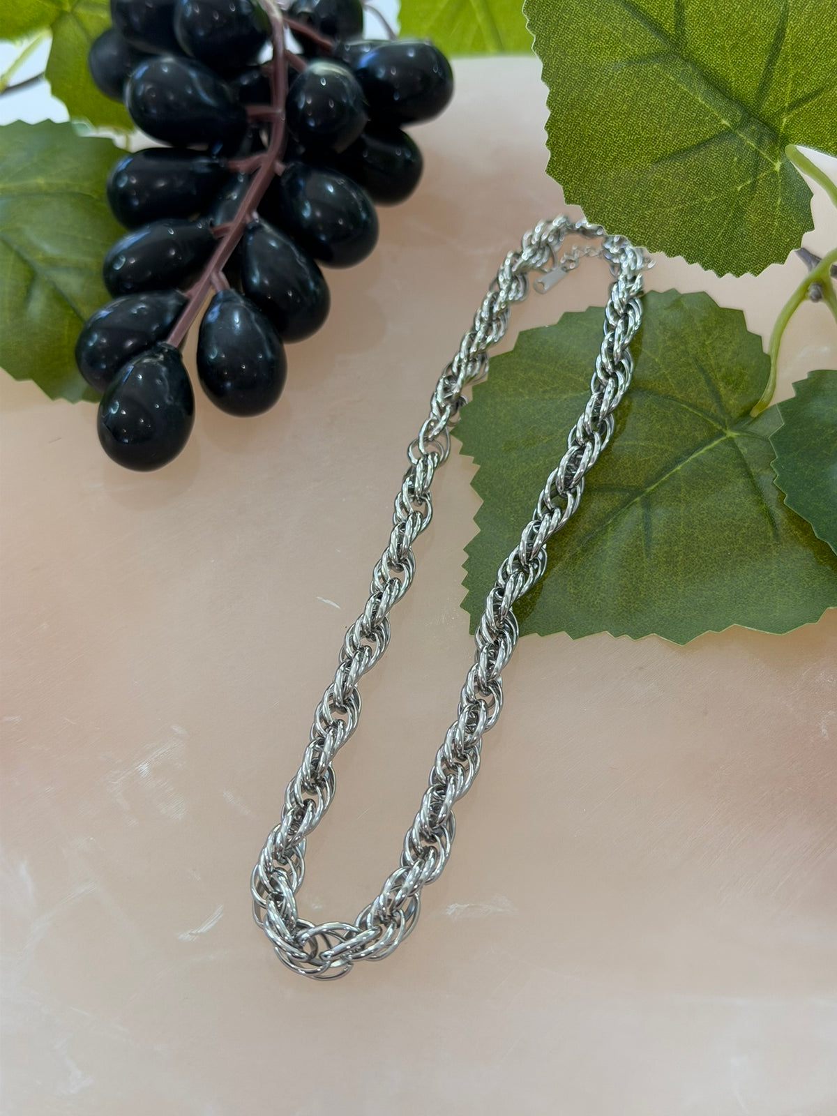 Heavy Chain Link Necklace - Stainless Steel