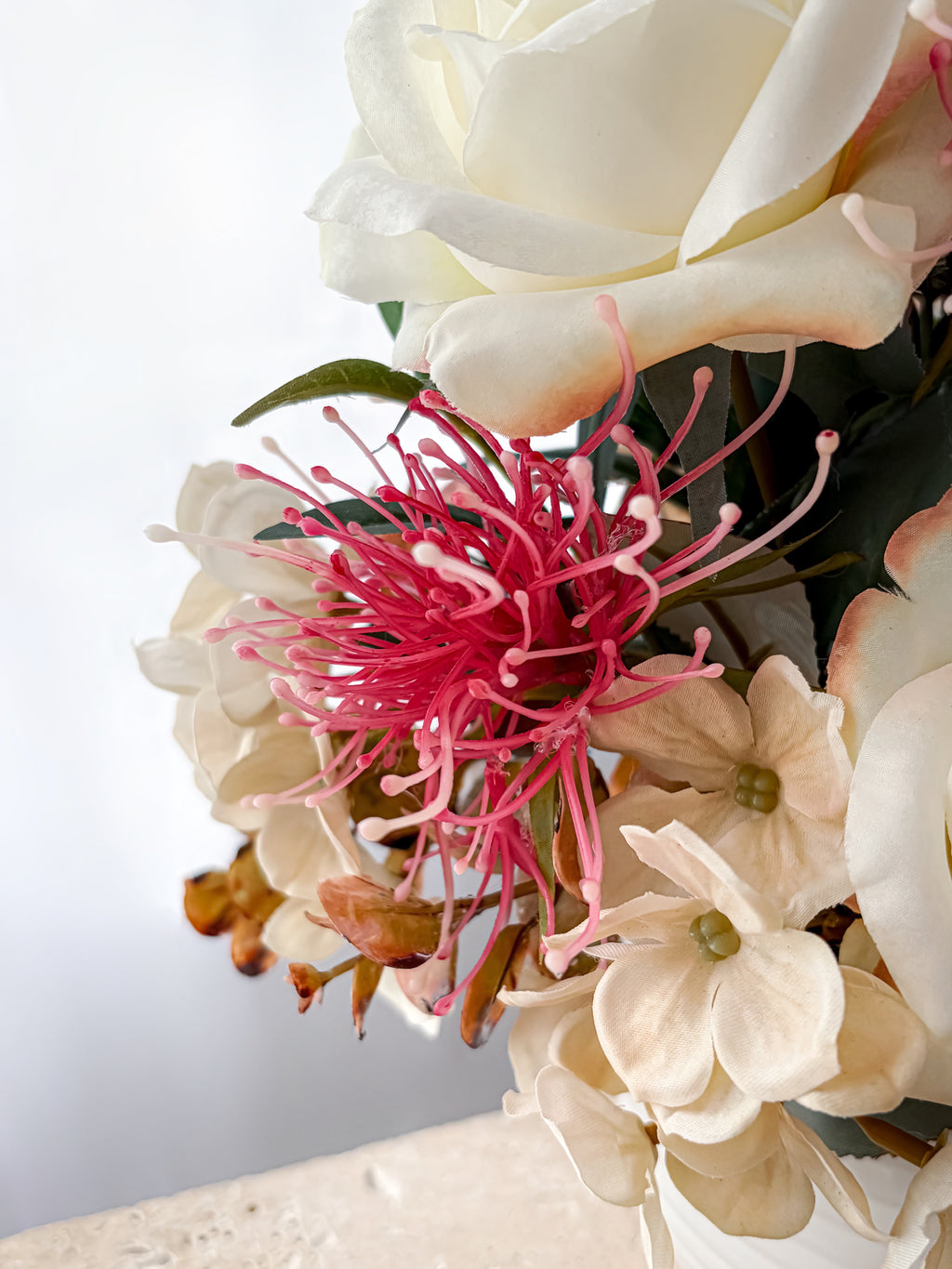 Grevillea & Rose Serenade Arrangement