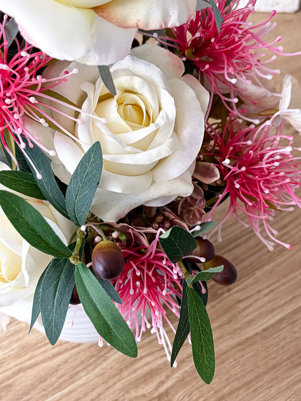 Grevillea & Rose Serenade Arrangement