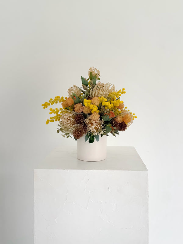Native Bloom & Ember Rose Arrangement