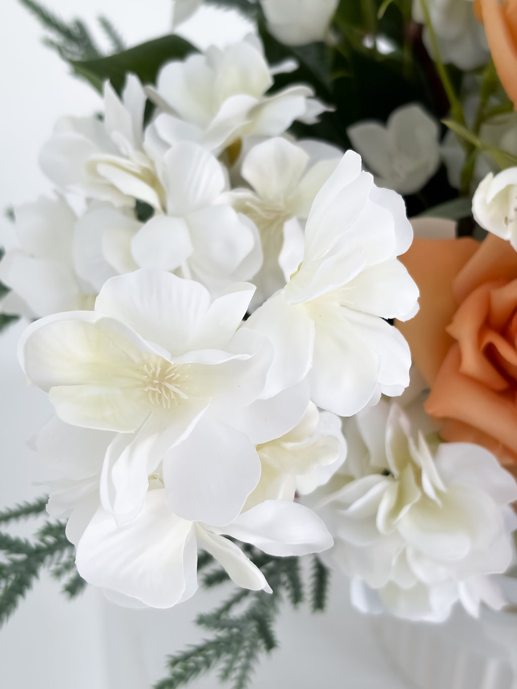 Burnt Orange Rose & Dahlia Arrangement