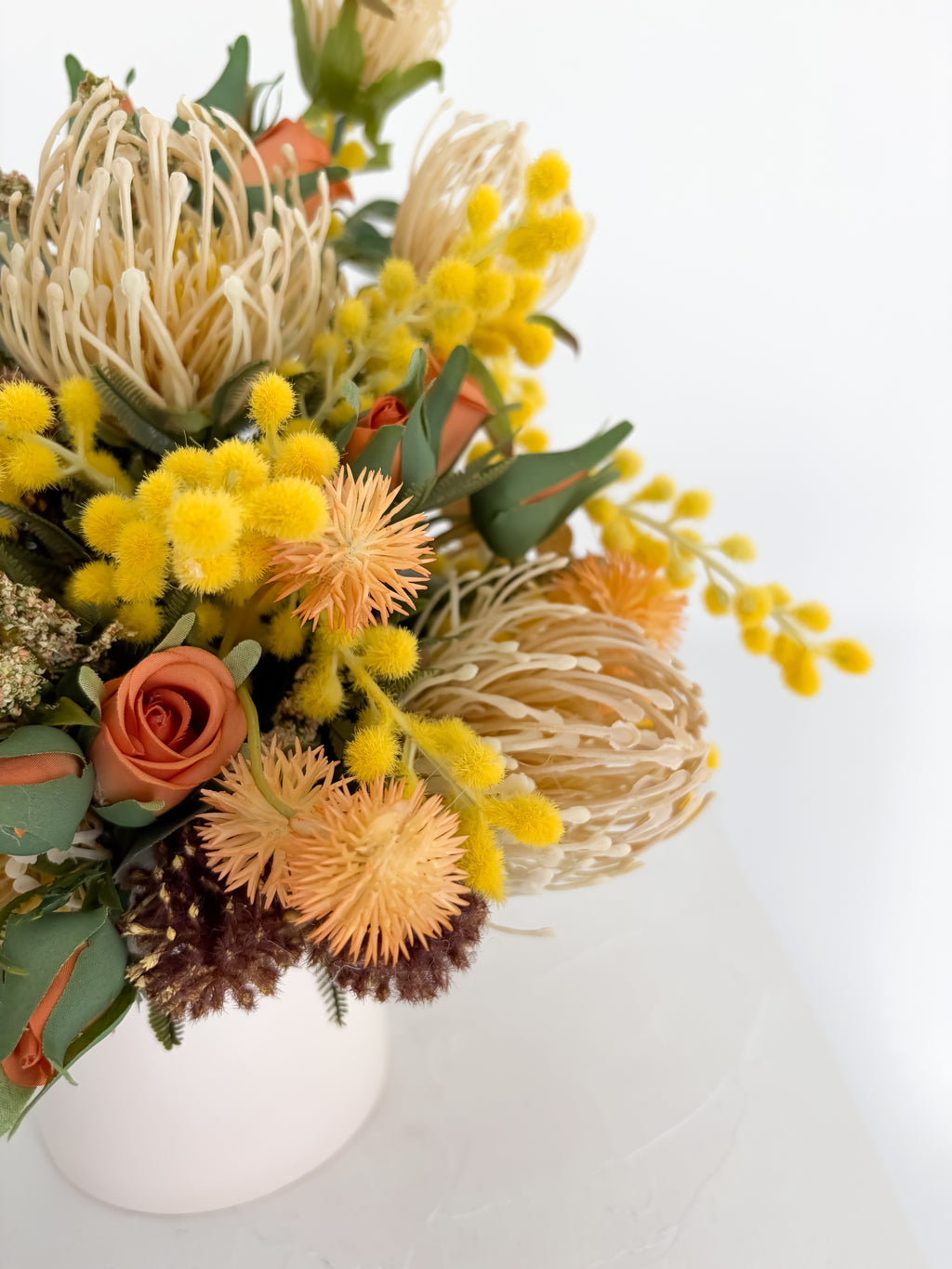 Native Bloom & Ember Rose Arrangement