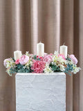 Pink Candlelight Table Centre