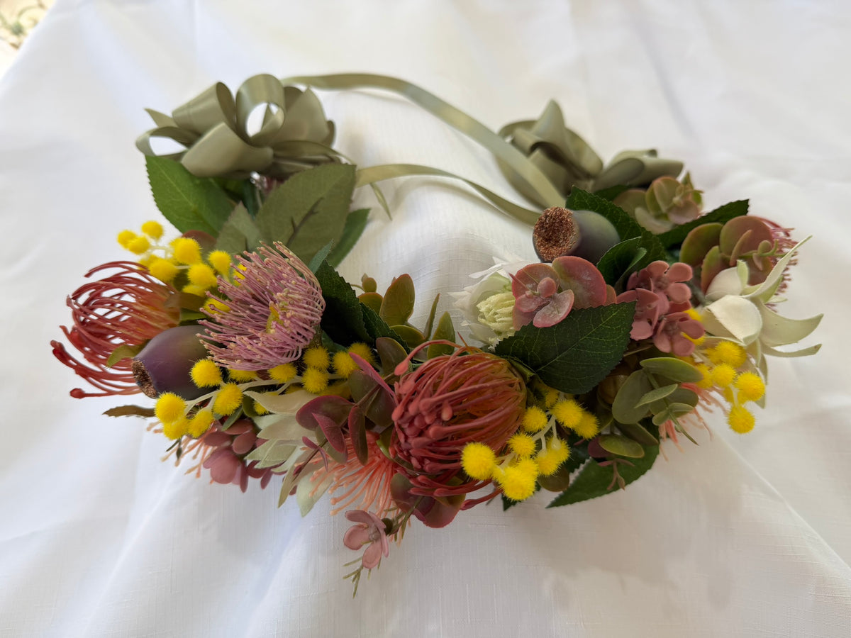 Native Wildflower Floral Crown and Garland