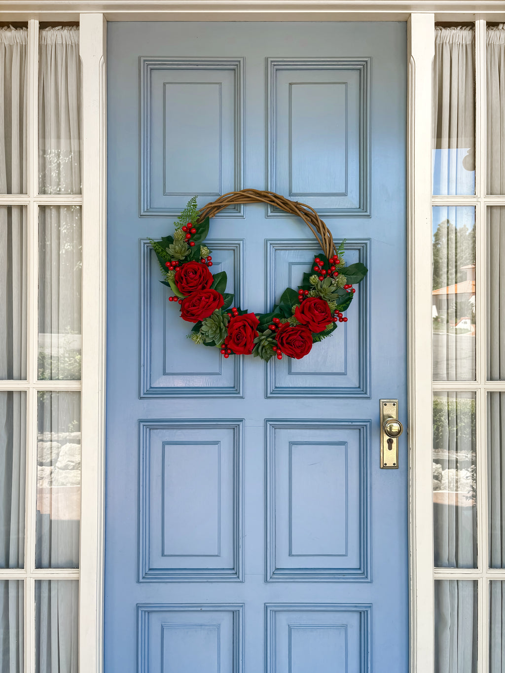 Velvet Valentines Wreath