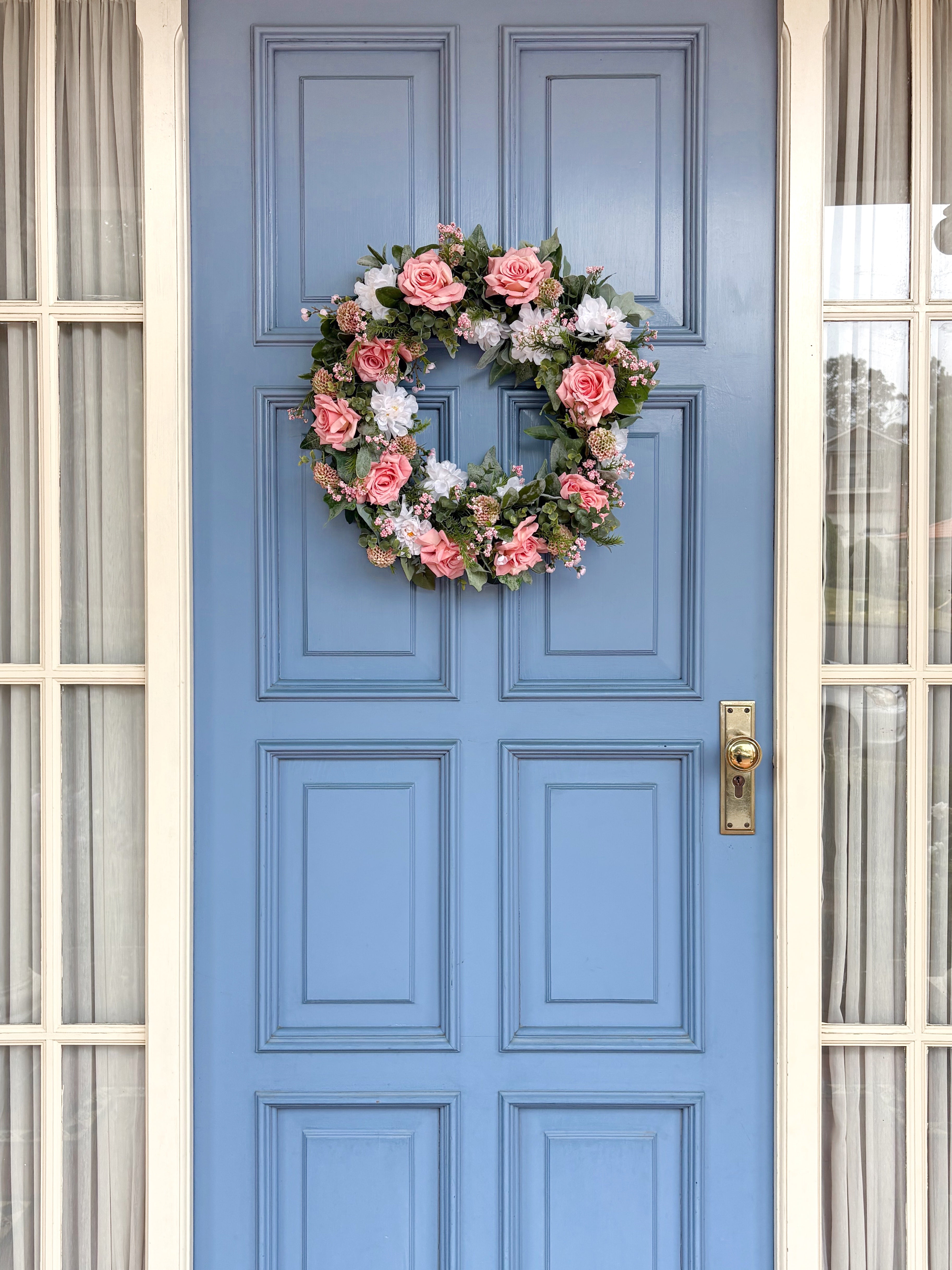 Apricot Petal Wreath