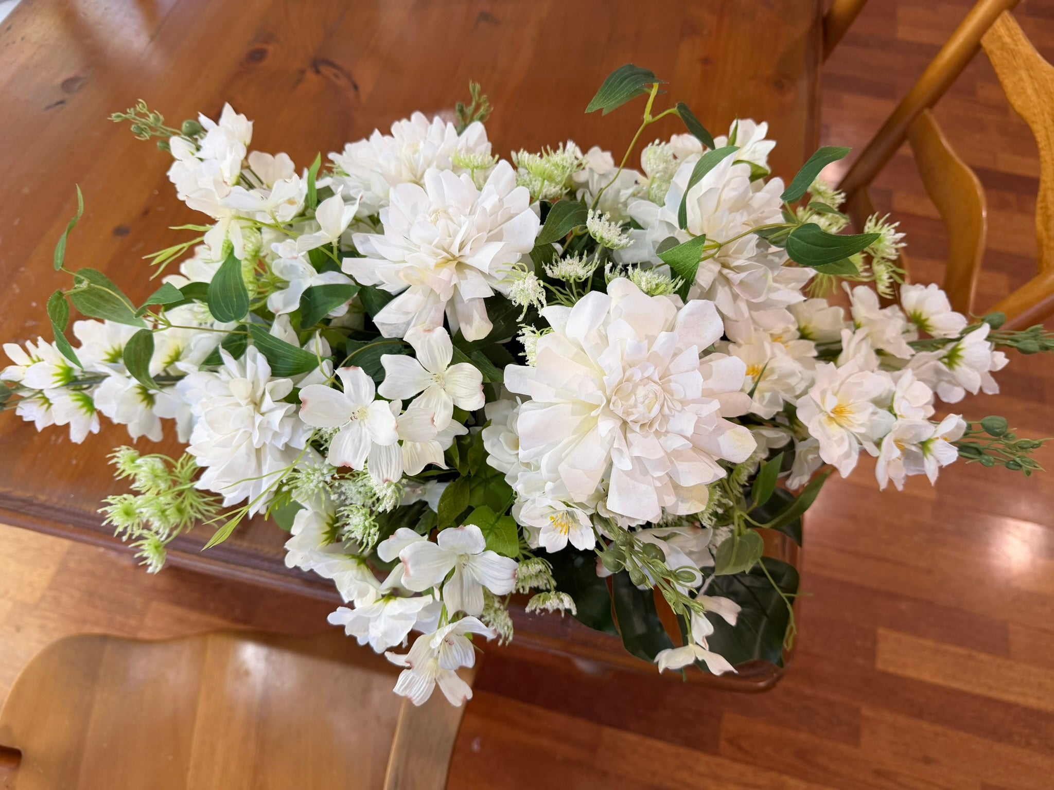 Ivory Blossom Garden Arrangement