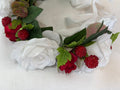 Winter Rose & Raspberry Crown & Garland