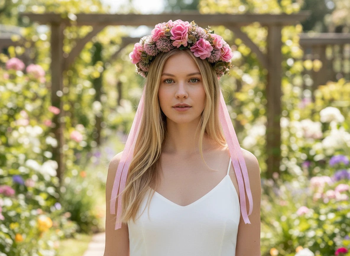 Wild Coastal Bloom Crown & Garland
