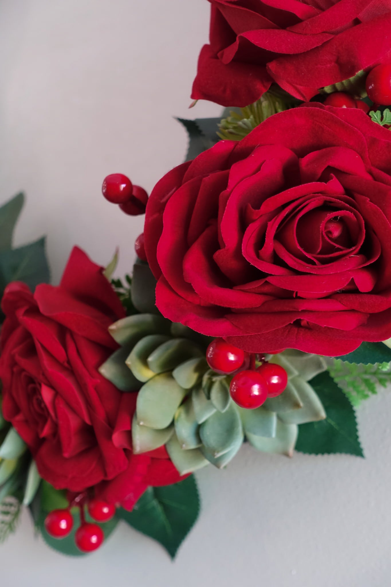 Velvet Valentines Wreath