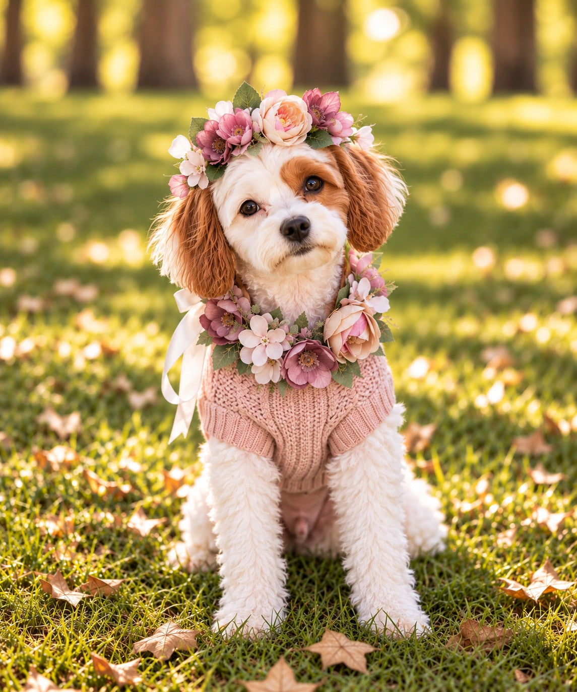 Summer Garden Party Crown & Garland