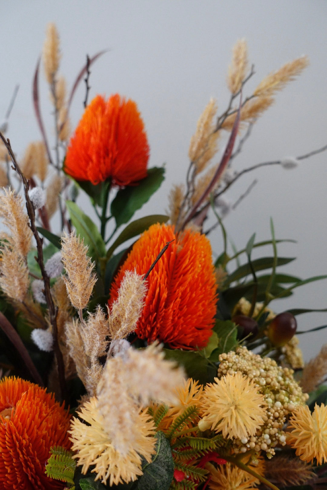 Orange Banksia Bouquet Arrangement